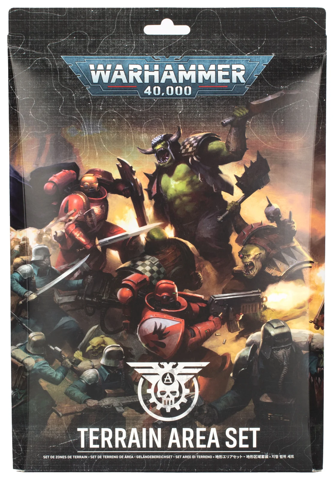Set de áreas de terreno de Warhammer 40,000 para delimitar zonas sobre el campo de batalla